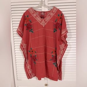 Johnny Was embroidered tunic/cover up